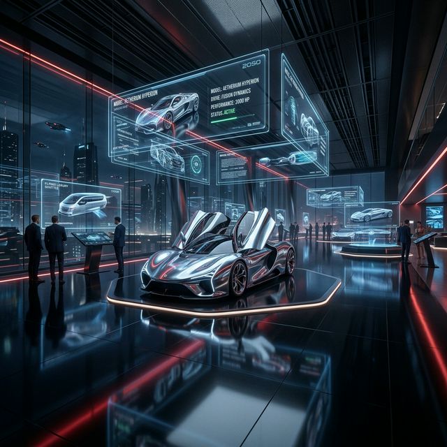 Futuristic Showroom